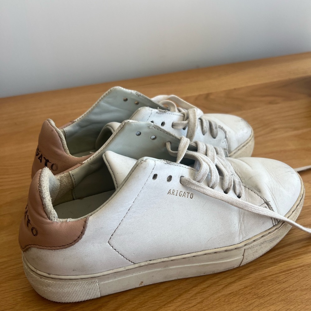 Axel Arigato | Clean 90 Sneaker with Blush Pink Heel